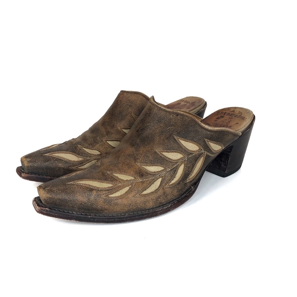 The Old Gringo Women's Mules Cowboy Boots Shoes 8